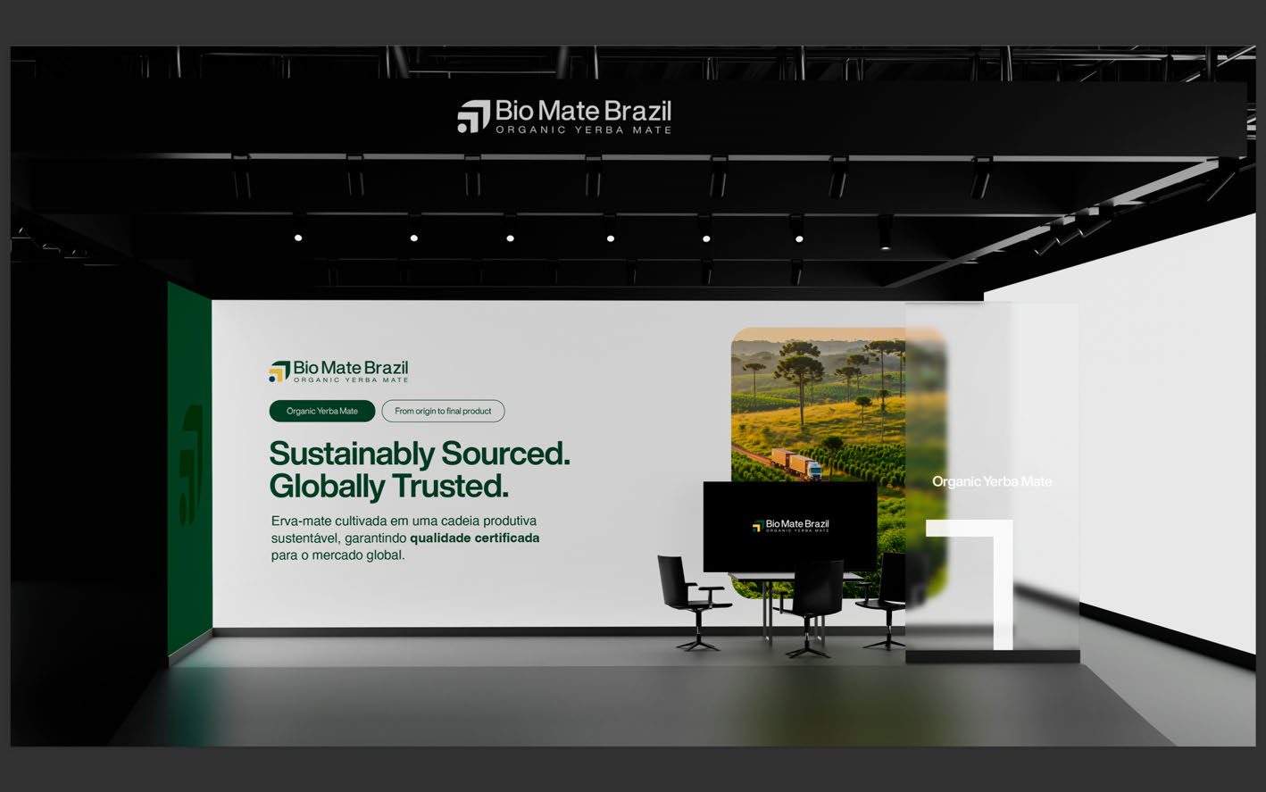 Bio Mate Brazil — stand para feira